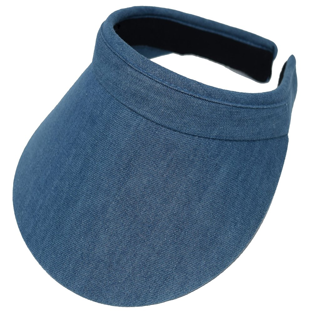 Cushees Slip-On Visor [733], Denim, One Size