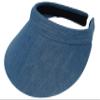 Cushees Slip-On Visor [733], Denim, One Size view 1