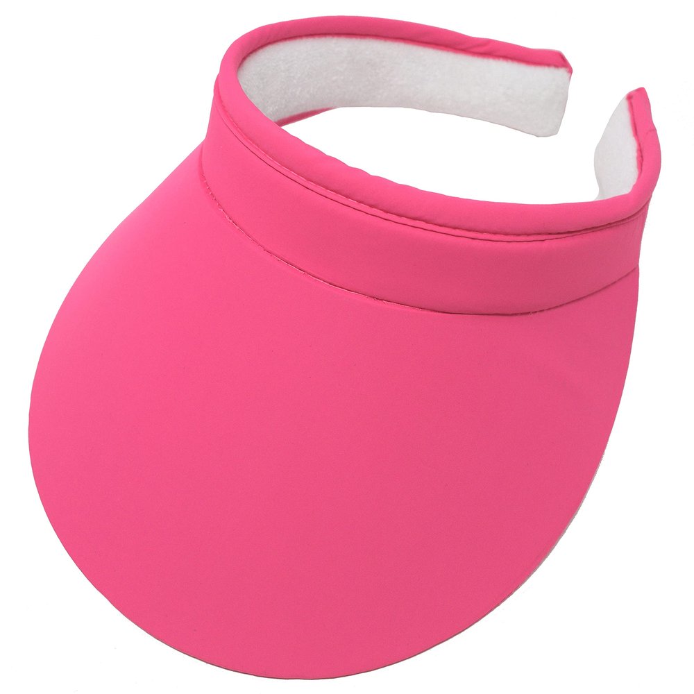 Cushees Slip-On Visor [733], Fuchsia, One Size