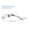 Alomejor Fishing Reel Rocker Arm Fishing Reel Rotary Knob Power Handle Metal Wheel Refitting Parts(S) view 2