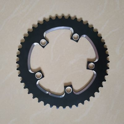 MYEEI Road Bicycle Chain Wheel Road Bicycle Parts Crankset Folding Bike Chainring 110 BCD 34T 36T 39T 42T 44T 46T 48T 50T Gear Disc (Color : 44T)
