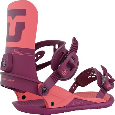 Union Legacy Womens Snowboard Bindings Raspberry Sz S (4-6.5)
