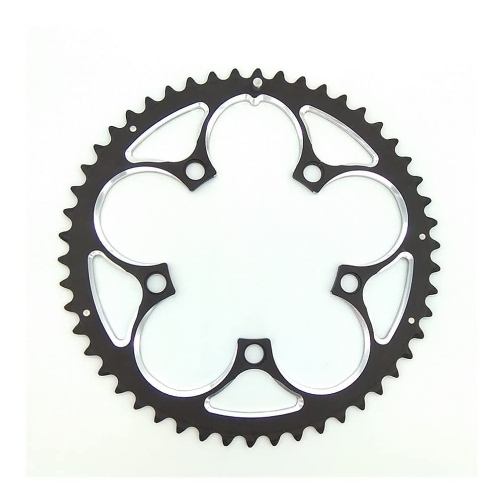 MYEEI Road Bicycle Chain Wheel BCD 110 MM Sprockets 50T 48T 46T 34T Road Bicycle Chainwheel Folding Bike Chainring Double Crown 50/34T 48/34T 46/34T (Color : 50T)