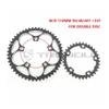 MYEEI Road Bicycle Chain Wheel BCD 110 MM Sprockets 50T 48T 46T 34T Road Bicycle Chainwheel Folding Bike Chainring Double Crown 50/34T 48/34T 46/34T (Color : 50T) view 2
