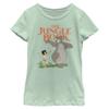 Disney Jungle Book COVER-DSJB01JDSC Girls Short Sleeve Tee Shirt, Mint, X-Large view 1