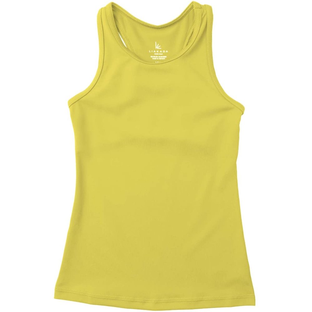 Liakada Girls Stylish & Supportive Basic Sports Bra with Integrated Bra Shelf Liner Dance, Gym, Yoga, Cheer!