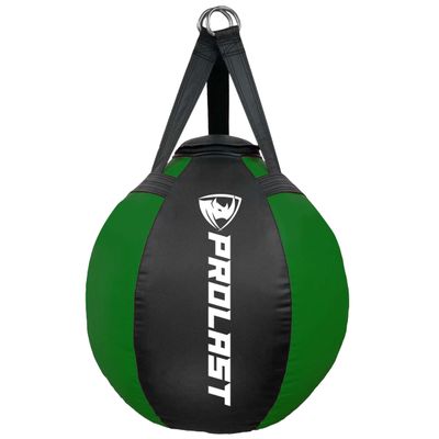 PROLAST Wrecking Ball Heavy Punching Bag for Adults, Hook and Uppercut, Body Snatcher, Boxing, MMA, Muay Thai, Filled, 65 lbs, New Edition Green