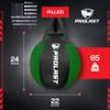 PROLAST Wrecking Ball Heavy Punching Bag for Adults, Hook and Uppercut, Body Snatcher, Boxing, MMA, Muay Thai, Filled, 65 lbs, New Edition Green view 4