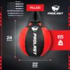 PROLAST Wrecking Ball Heavy Punching Bag for Adults, Hook and Uppercut, Body Snatcher, Boxing, MMA, Muay Thai, Filled, 65 lbs, New Edition Red view 4