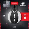 PROLAST Wrecking Ball Heavy Punching Bag for Adults, Hook and Uppercut, Body Snatcher, Boxing, MMA, Muay Thai, Filled, 65 lbs, New Edition White view 4