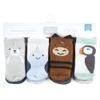 Hudson Baby Unisex Baby Cotton Rich Newborn and Terry Socks, Arctic Animals, 6-12 Months view 2