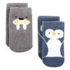 Hudson Baby Unisex Baby Cotton Rich Newborn and Terry Socks, Arctic Animals, 6-12 Months view 3