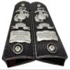 Custom Checkered Design 1911 Pistol Grips Full Size for Colt Rock Island Springfield Taurus & Clones, fits Standard Government Models, Ambi Safety Cut view 2