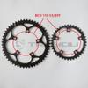 MYEEI Road Bicycle BCD 110 52/36T Chain Wheel BCD 110 52T 36T Sprocket Folding Bike Crown Chainwheel MTB Chainring Aluminium Double Speed CNC (Color : Small Disc 44T) view 3
