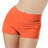 Youth Breathable Shorty-Short & Scrunchy Combo - High Waisted & Super Comfy  Gym, Dance, Yoga, Aerobics, Cheer, Everyday! Coral view 1