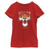 Disney Jungle Book SHERE Khan Wild ONE-DSJB01DYLC_00BLK Girls Short Sleeve Tee Shirt, Red, Small view 1