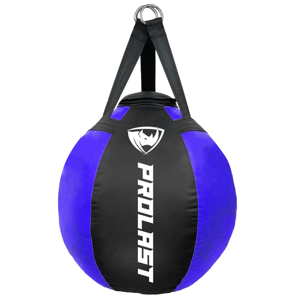 PROLAST Wrecking Ball Heavy Punching Bag for Adults, Hook and Uppercut, Body Snatcher, Boxing, MMA, Muay Thai, Filled, 65 lbs, New Edition Blue