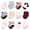 Hudson Baby Unisex Baby Cotton Rich Newborn and Terry Socks, Ballet, 0-6 Months view 1