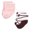 Hudson Baby Unisex Baby Cotton Rich Newborn and Terry Socks, Ballet, 0-6 Months view 4
