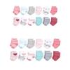 Hudson Baby Unisex Baby Grow with Me Cotton Terry Socks, Strawberry, 0-6 and 6-12 Months view 1