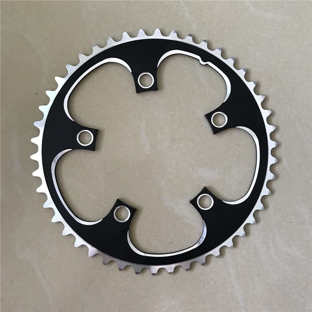 MYEEI Road Bicycle 110 BCD 38T Chain Wheel Road Bicycle Parts Crankset Folding Bike Chainring 110 BCD 38T 39T 42T 44T 46T 48T 50T Gear Disc (Color : 46T)
