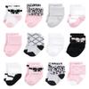 Hudson Baby Unisex Baby Cotton Rich Newborn and Terry Socks, Bows, 0-6 Months view 1