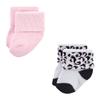Hudson Baby Unisex Baby Cotton Rich Newborn and Terry Socks, Bows, 0-6 Months view 3