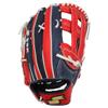 SSK ZSLOW Slowpitch Softball Glove  12.5 - 13 - 13.5 - 14  Right & Hand Left Hand Throw (Navy/Red/White, 13.5" - Right Hand Throw) view 2