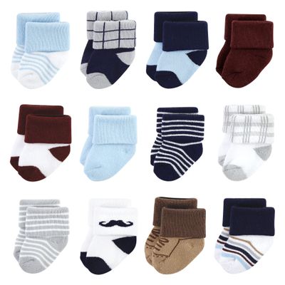 Little Treasure Unisex Baby Newborn Socks, Dapper Dude, 6-12 Months
