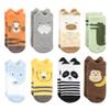 Hudson Baby Unisex Baby Cotton Rich Newborn and Terry Socks, Zoo Animals, 0-6 Months view 1