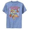 Disney Jungle Book DSNY TS LOUIES PLACE-DSJB01LMSC Boys Short Sleeve Tee Shirt, Royal Blue Heather, X-Large view 1