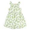Hudson Baby Baby Girls Cotton Dresses, Palm Leaf, 4 Toddler view 3