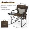Camping Chair Camping Chair with Side Table Outdoor Portable Director's Chair, Multifunctional Storage Fishing Chair, Strong and Sturdy Beach Chair, 4 Styles view 2