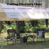 Camping Chair Camping Chair with Side Table Outdoor Portable Director's Chair, Multifunctional Storage Fishing Chair, Strong and Sturdy Beach Chair, 4 Styles view 3
