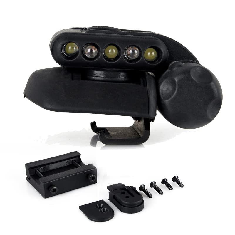Outdoor Sports Airsoft Gear Helmet Accessory Fast Helmet Safety Signal Light Tactical Helmet Survival IR IFF Strobe Flash Light