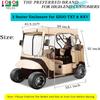 10L0L Golf Cart Enclosures Cover for EZGO TXT 2 Passenger (Roof Up to 58"), Windproof Waterproof Rain Cover, 4-Sided Clear Window & Roll-up Zipper Door Large view 2