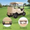 10L0L Golf Cart Enclosures Cover for EZGO TXT 2 Passenger (Roof Up to 58"), Windproof Waterproof Rain Cover, 4-Sided Clear Window & Roll-up Zipper Door Large view 4