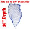 1 1/4" Mesh Key West Chum Net, Chum Ring Replacement, or Bullynet Replacement view 2