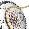 VG Sports 12 Speed Bike Chain,Full Hollow Ultra Light Bicycle Chain Suitable for Moutanin Bike Road Bike,1/2 x 11/128 Inch,126Links, Silver/Rainbow/Titanium view 3
