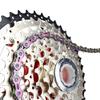 VG Sports 12 Speed Bike Chain,Full Hollow Ultra Light Bicycle Chain Suitable for Moutanin Bike Road Bike,1/2 x 11/128 Inch,126Links, Silver/Rainbow/Titanium view 4