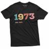 1973 Pro Roe Shirt Women's Rights Feminism T-Shirt Pro Choice Supporter Tee Shirt Her Tee (Large Navy Blue) view 2
