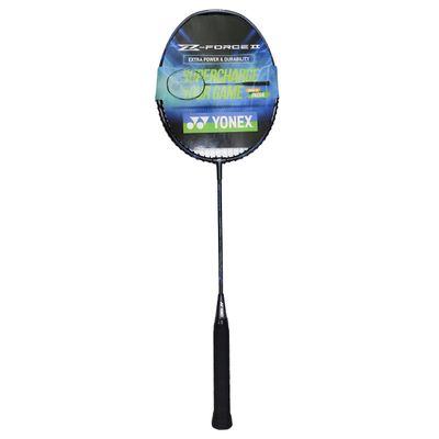 YONEX Aluminium Z-Force II Beginners Strung Badminton Racquet with Full Cover | Color: Black | for Beginners | Isometric Head