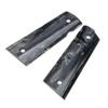 Guuun 1911 Magwell Grips High Polished Synthetic Pearl Resin Ambi Safety Cut - Black view 3
