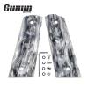 Guuun 1911 Magwell Grips Bamboo Style High Polished Synthetic Pearl Resin Ambi Safety Cut - White view 2