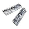Guuun 1911 Magwell Grips Bamboo Style High Polished Synthetic Pearl Resin Ambi Safety Cut - White view 3