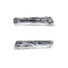 Guuun 1911 Magwell Grips Bamboo Style High Polished Synthetic Pearl Resin Ambi Safety Cut - White view 4