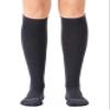 Comrad Nylon Knee High Socks - 15-20mmHg Graduated Compression Socks, (Large, Heather Charcoal) - Soft & Breathable Support for Men, Pregnant Women, Nurses, Home, Work, & Travel