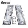 Guuun 1911 Magwell Grips High Polished Synthetic Pearl Resin Ambi Safety Cut - White view 2