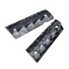 Guuun 1911 Magwell Grips Bamboo Style High Polished Synthetic Pearl Resin Ambi Safety Cut - Black view 3