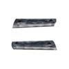 Guuun 1911 Magwell Grips Bamboo Style High Polished Synthetic Pearl Resin Ambi Safety Cut - Black view 4